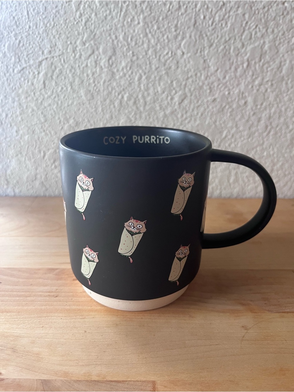 Hallmark Shoebox Cozy Purrito Cat Burrito Coffee Mug